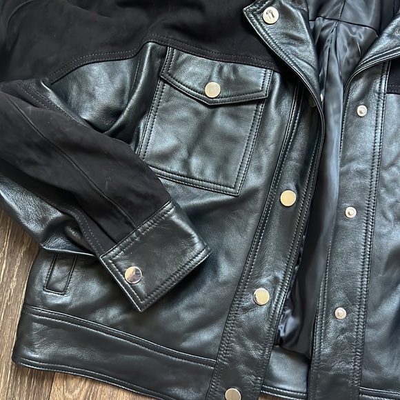 ✨HP✨ Song of Style Davi Leather Jacket - Picture 4 of 10